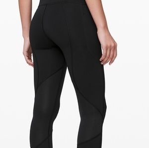 Lululemon Black Pace Rival Crops